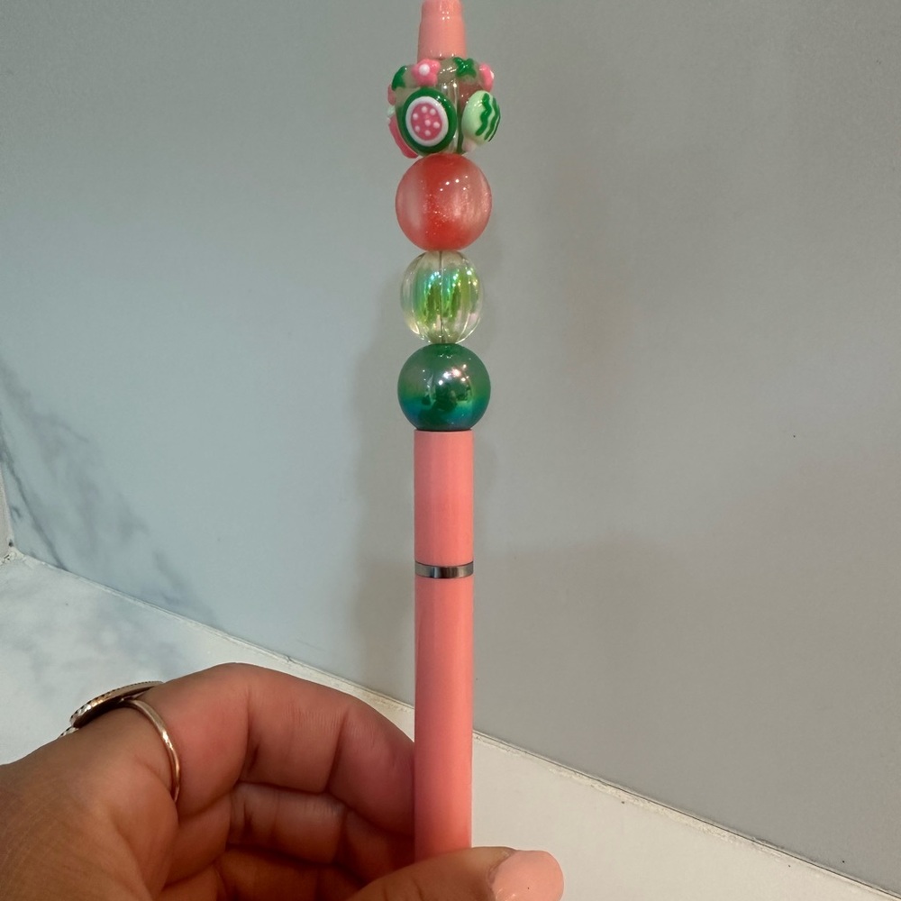 Watermelon Beaded Pens Set - Picture 8 of 8
